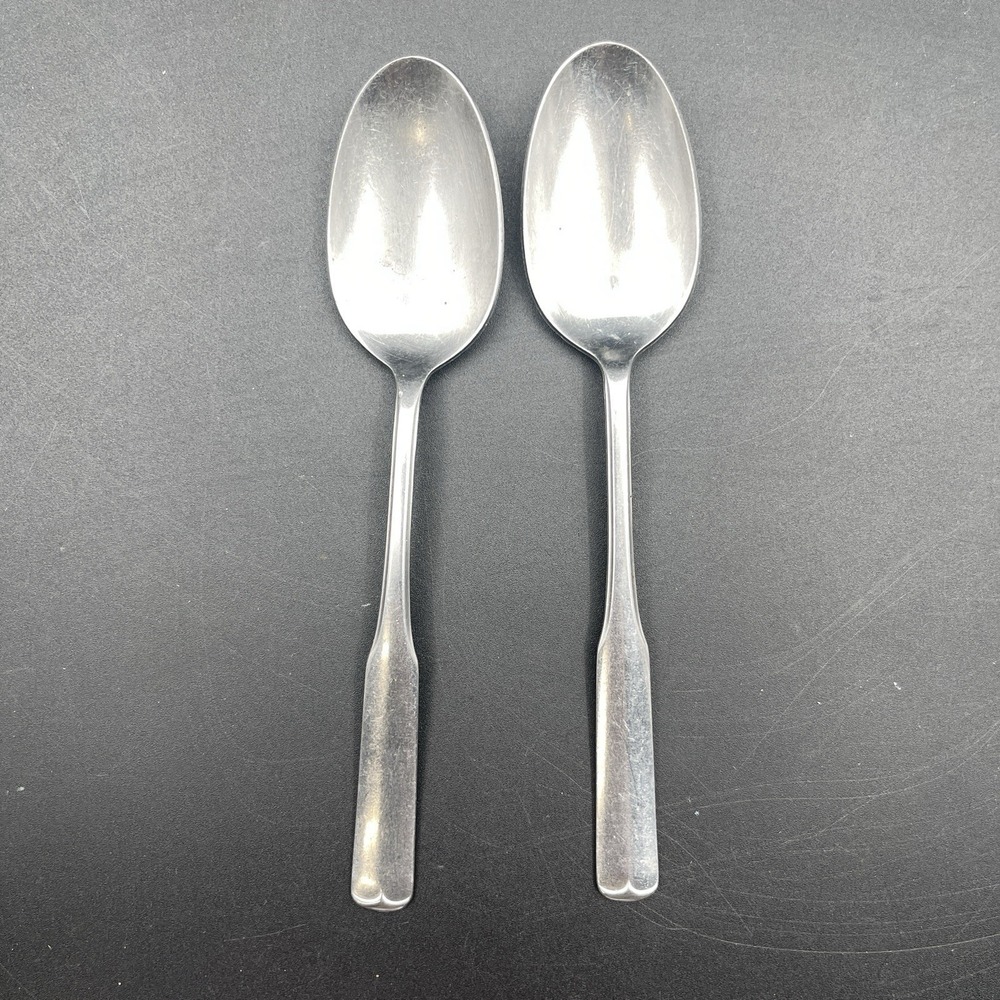 International Silver Mark II Stainless Teaspoons Set of 2 Flatware